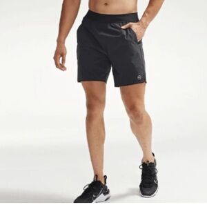 Whoop Any-Wear Large Black Outdoor Activity Lined Athleisure Shorts